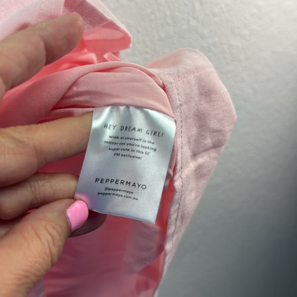 Peppermayo cadence baby Pink Mini Dress size 4 - Picture 8 of 10